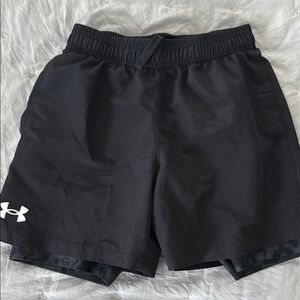Under Armour Black Athletic Compression Shorts